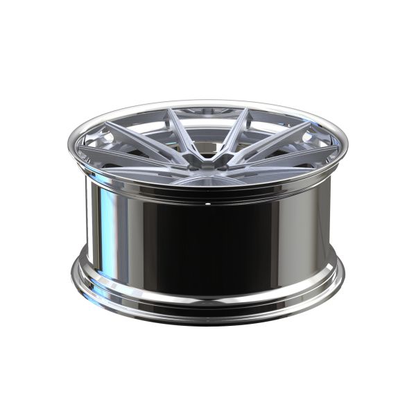 21 22 Inch 2Pieces Custom Forged Wheels Grey Rim High Polished Deep Concave 5X112 5X114.3