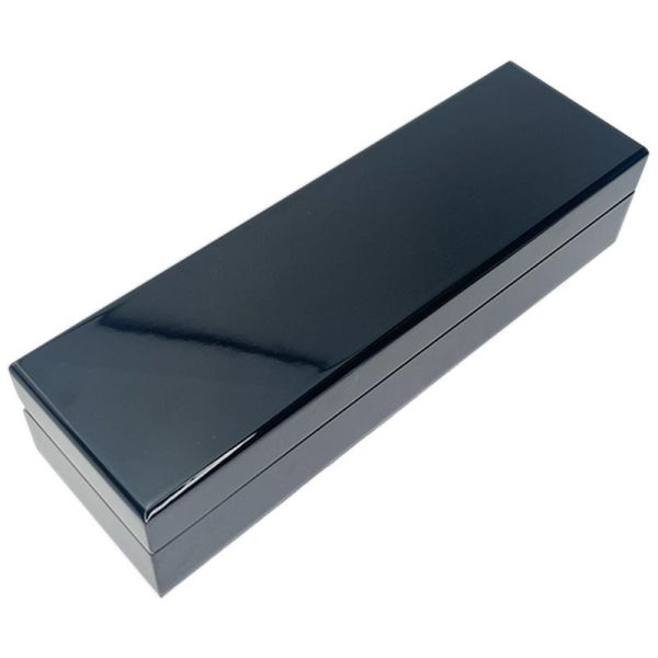 Custom Logo Luxury Pen Box Lacquer Finish Velvet Lining For Executive Gifts