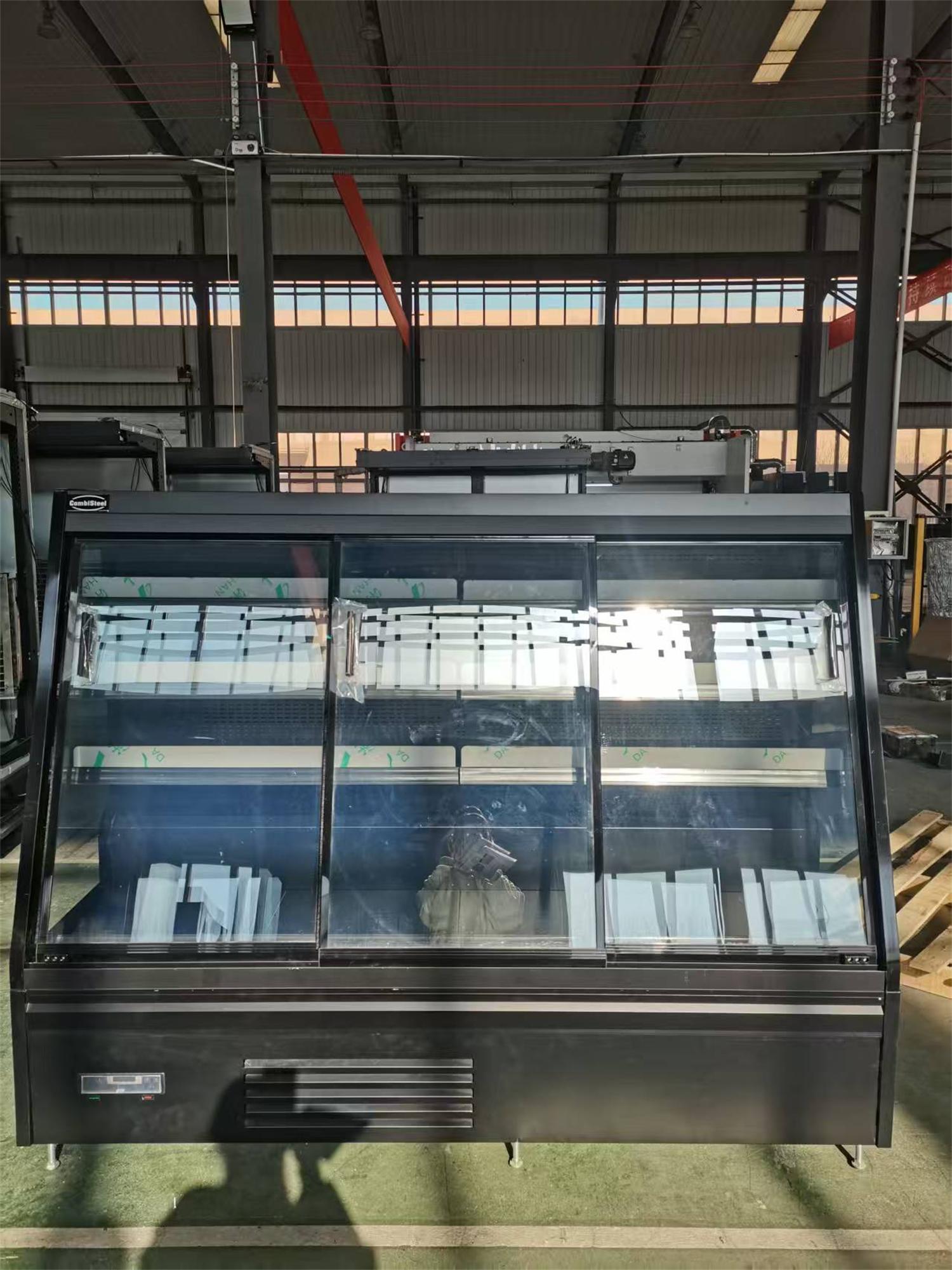 Swing/sliding Glass Door Multideck Display Cabinet Freezer Refrigertor Showcase Fridge For Vegetable and Fruit