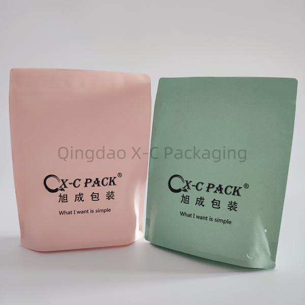 Flexible Strong Sustainable Cotton Paper Bags For Packing Groceries Clothing