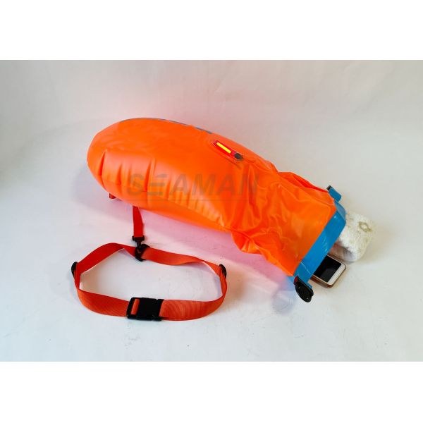 20L Inflatable Swim Buoy Float Tow With Rechargeable LED Light Dry Bag Special