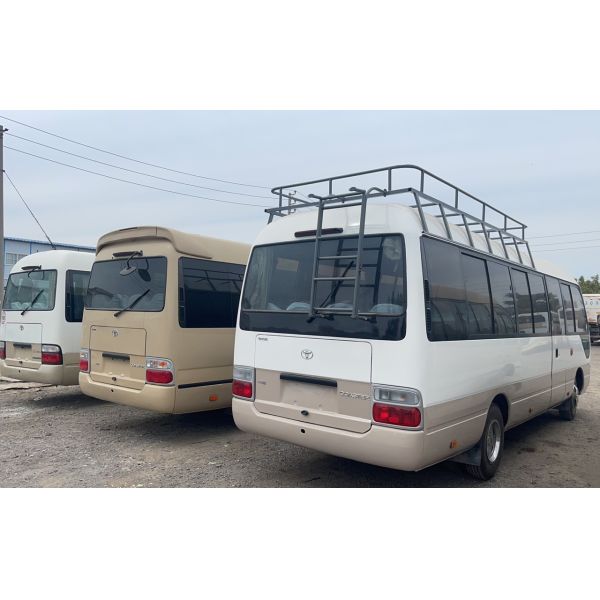 Used Toyota Coaster Bus 30 Seater Passenger Bus Second Hand Van Coaster Transportation