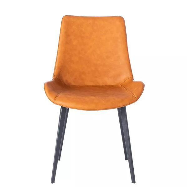 Luxury Leisure Modern Metal Dining Chairs H98cm For Home Coffee Shop