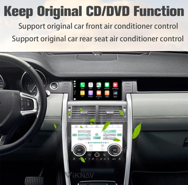 Para Land Rover Discovery Sport L550 2015-2019 AC Ar condicionado AC Painel de controle de clima tela LCD 10,4 polegadas