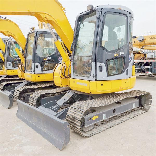 2018 Good Health 8 Ton Used PC78US-6 Excavator Made in Japan with Cummins Engine