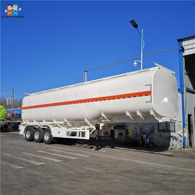 3 Axles Petroleum Tanker Truck Trailer 60000 Liters 6 Compartments Exported To Mauritania