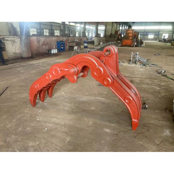 CE Antiwear Mechanical Grab For Excavator ,  Jcb Liebherr Scrap Metal Grab
