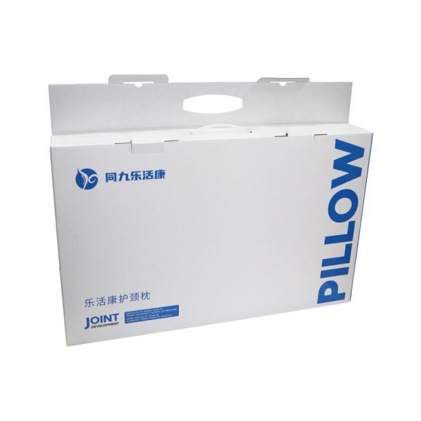 Folding Flat Corrugated Box Pillow Fruits Foods Cardboard Kraft Paper Packaging Box