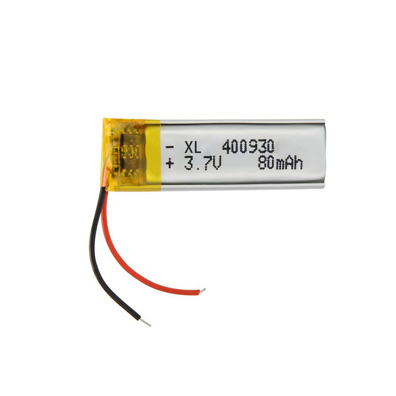 400930 Lithium Polymer Battery 3.7V 80mAh Rechargeable Li-Po Cell for Bluetooth Headsets Vehicle Central Control
