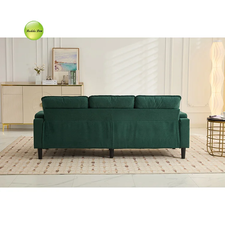 Comfortable L-Shaped Sofa: USB Ports, Cup Holder, Storage Boost Living Room Convenience