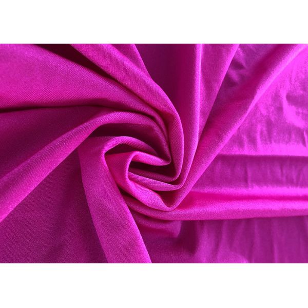 Warp Stretch Knitted Plain Dyed 82 Nylon 18 Spandex Fabric Recycled