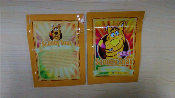 4g Scooby Snax Herbal Incense Packaging Bags Scooby Snax Green Apple / Hypnotic Bags