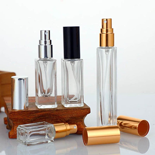 Magnet Cap Small Clear Glass Perfume Container Transparent Bottle Ideal For Perfume Oil Packaging Cell Phone 8618200982640