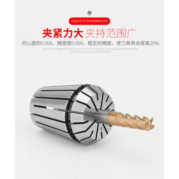 High Precision Milling Cutter Chuck Standard Size Knife Chuck with Custom Material for Template Cutting Machine