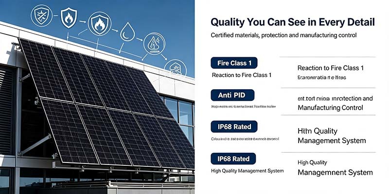 Durable 430‑450W Solar Power Panel, IP68 Junction‑Box PV Equipment For Home Backup & Commercial Use