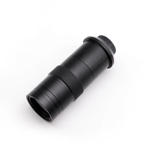 100X Zoom C/CS Mount Machine Vision Lens Glass Magnification Eyepiece For VGA HDMI USB CCD CMOS Video Microscope Camera