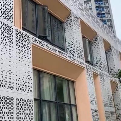 Aluminum Metal Curtain Wall Architectural Perforated Metal Panels