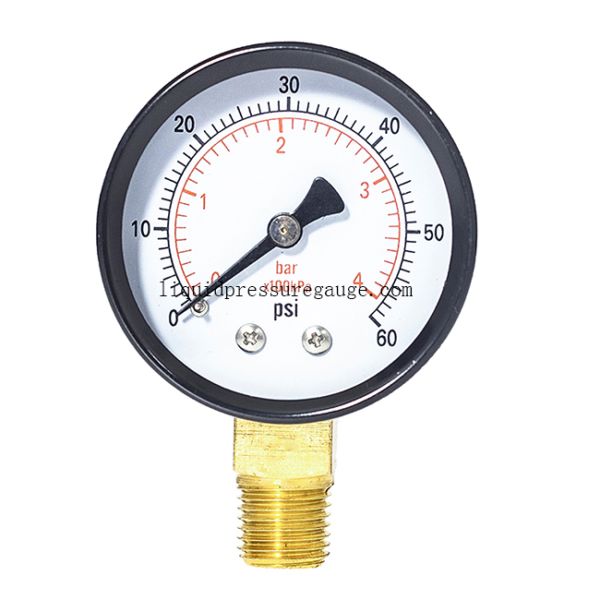 1.5 Inch 60 Psi General Pressure Gauge