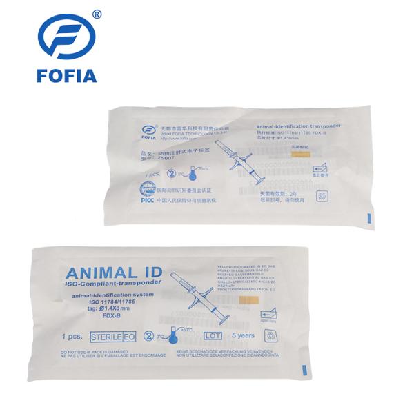 ISO11784/5 FDX-B Animal ID Microchip For Animal Temperature Monitoring And Management