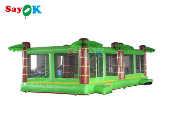 Brinquedos infláveis para o exterior para crianças Brinquedos infláveis de voleibol casa de salto brinquedos infláveis de trampolim
