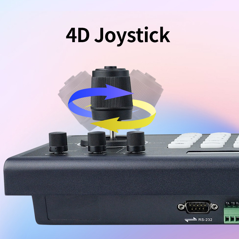 Conference PTZ Camera Compatible DAIPU CCU-103 IP Camera Controller with 4D Joystick