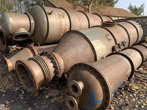 Semi Hermetic Used Evaporators Medium Size Stainless Steel