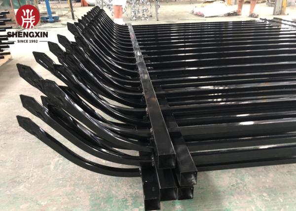 Wrought Iron 1.5mm Steel Fence Panel With 4 Layer Antiseptic Treatment