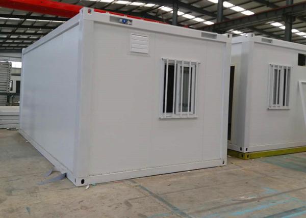 Customized Storage Container Houses , Steel Door Metal Storage Container Homes