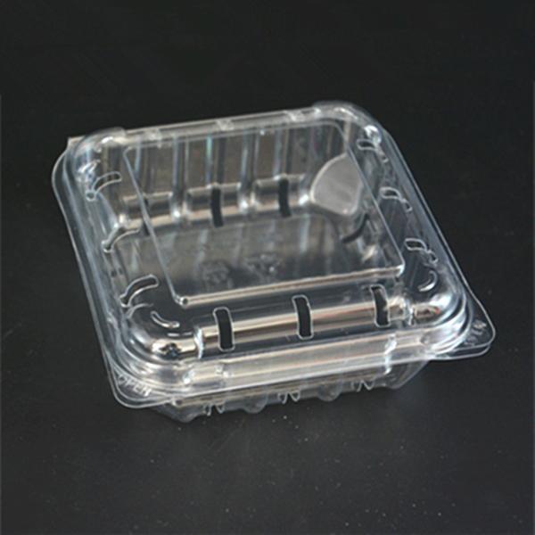 105mm Vegetable Packaging Plastic Box PET Food Packaging Clamshell For Blueberry