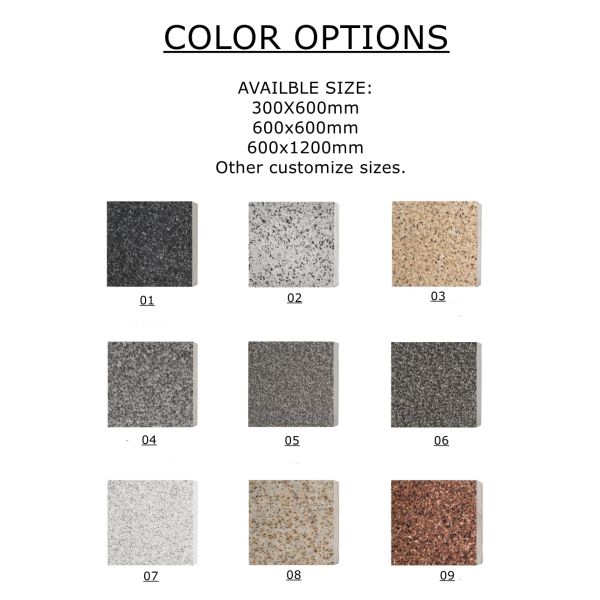 Non-Slip Light Grey Porcelain Tiles 200mm x 200mm Homogeneous Outdoor Floor Tiles