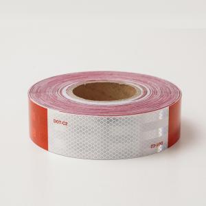 Безопасность грузовиков DOT C2 Прозрачность DOT Отражающая лента для испытателей белый красный