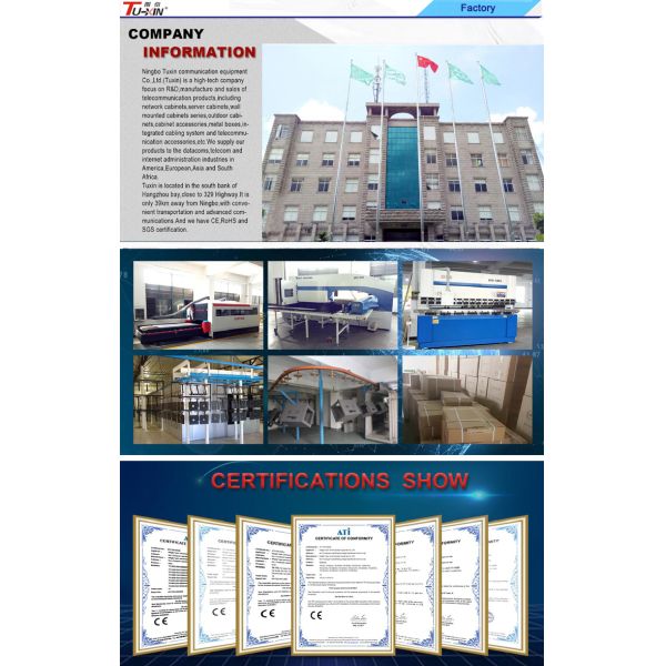 Rack Mount Network 19 Inch Server Rack Spcc Cold Rolled 42u Data Cabinet