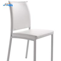 Chaises de cuisine en cuir modernes polyvalentes sans bras pour salle à manger Dc-7327