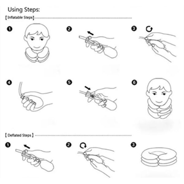 Регулируемый раздувной прибор тракции шеи расчалки 0.53kg поддержки шеи цервикальный