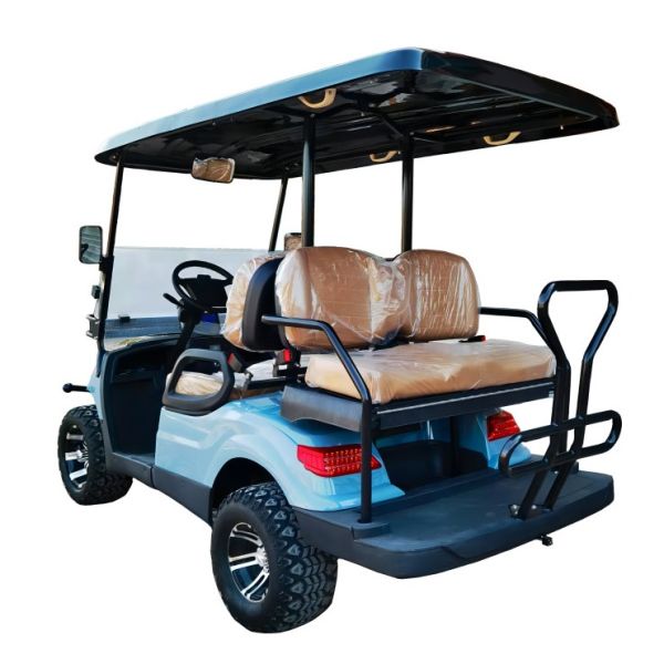 Motorized Walking Golf Cart Lightweight Electric Single Rider Tour Sightseeing