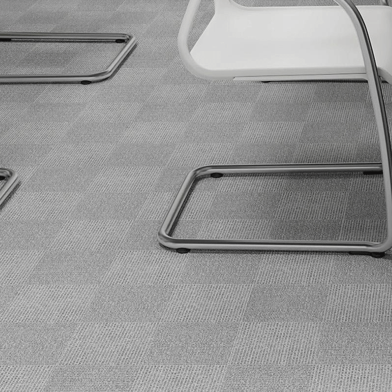 8mm Thick Soft PU Backing Modular Carpet Tiles for Commercial & Residential Flooring