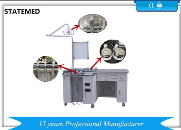 Toughended Organic Glass Ent Workstation / Ent Medical Devices With 19 Inch Monitor