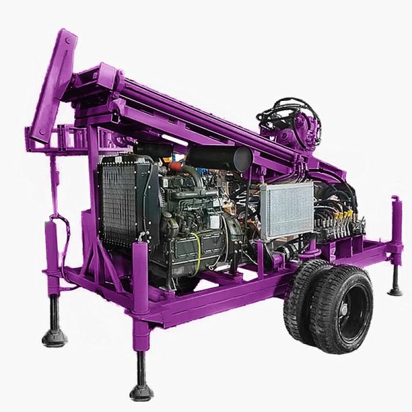 Small Well Water Drilling Equipment High Drilling Efficiency Water Borehole Drilling Machine