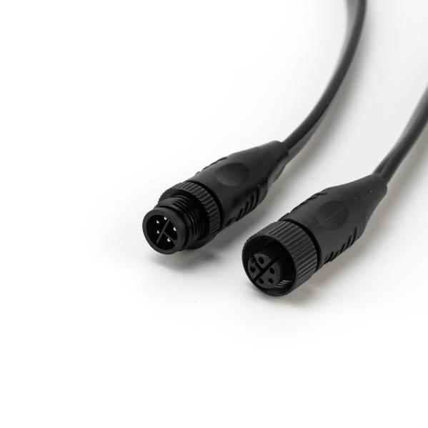 Outdoor Waterproof Male Female Connector M12 200mm Electrical For Solar Panels