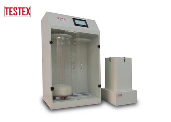 Automatic Blowing System Fabric Testing Equipment Touch Screen Feather / Down Filling Power Tester