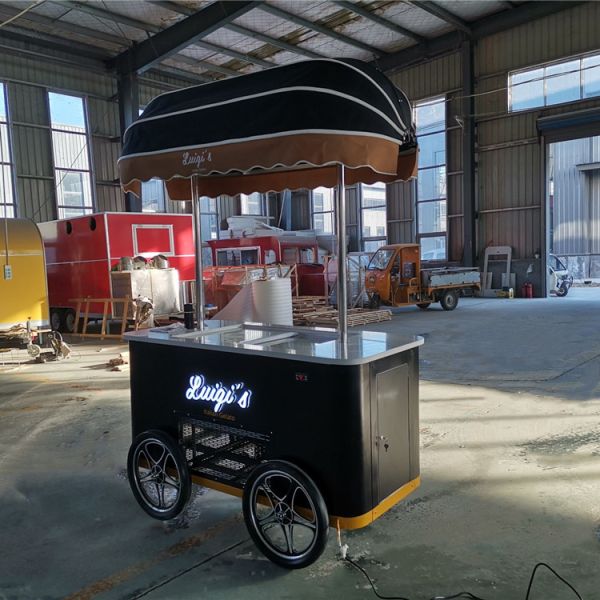 small ice cream cart with freezer ice cream mobile cart ice cream vending food cart