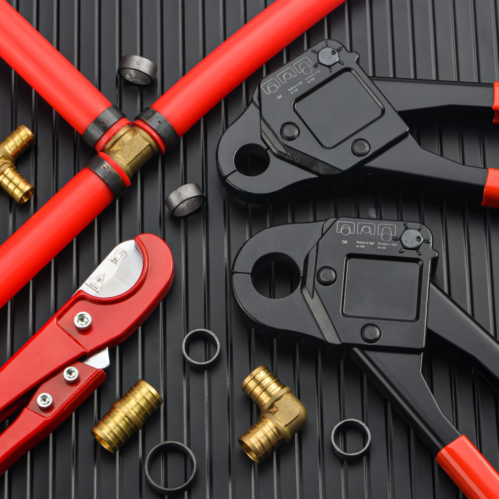 Durable Portable PEX Crimp Ring Tool , Multipurpose PEX Cinch Clamp