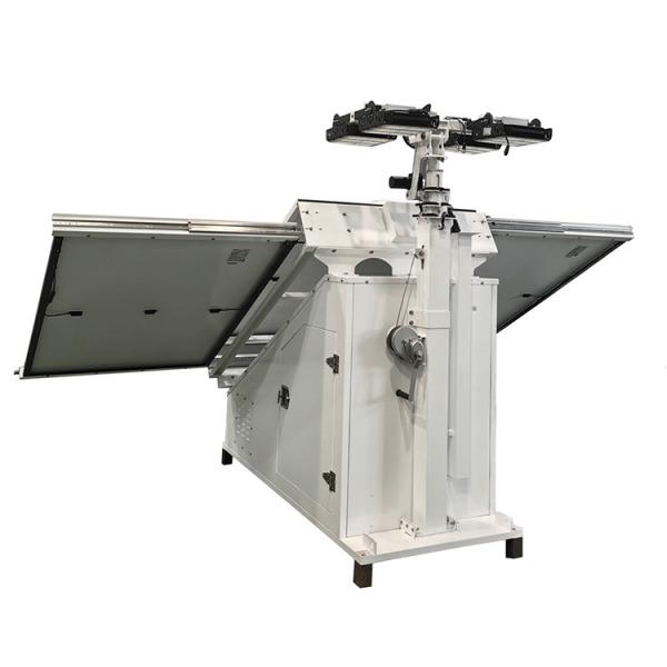 Green Power Solar Led Lighting Skid Trailers For Outdoor Construction Site