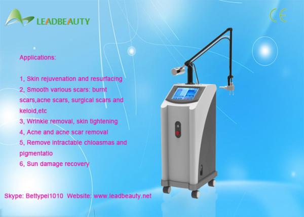 Professional CO2 Fractional Laser Machine , Scar Removal Machine For Face