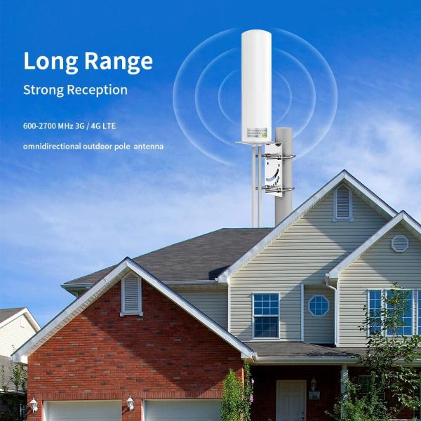 Venda direta 20dbi High Gain Double Wire Joint 3G 4G LTE Antenna para interior/exterior
