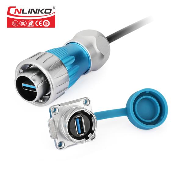 China Manufacturers Wholesale Multi USB IP68 Connector Cable Waterproof Mounting Part USB Connectors