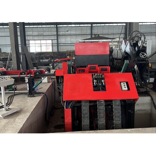 4 Character Groups Versatile CNC Angle Steel Drilling Machine Line 18 Characters Per Group