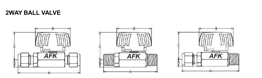 Ручка 4mm до 12mm черноты шарикового клапана нержавеющей стали Адвокатуры наговора 2 путей диэлектрическая