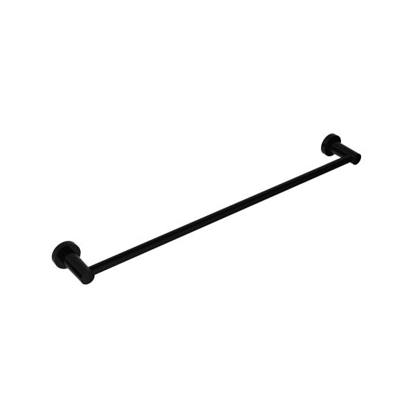 Hand Towel holder &Single towel rail 600mm Round & Chrome&Black 82208-600&Zinc+SS201 &Bathroom Accessories