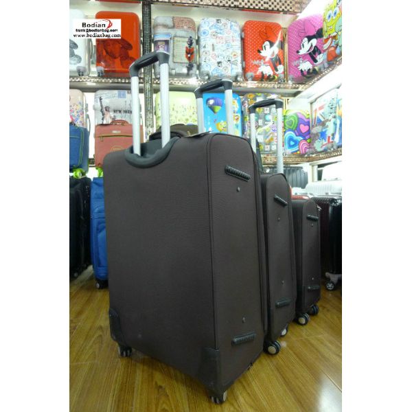 cheap soft sided 20''+24'' +28'' three piece trolley luggage set,suitcases from Baigou